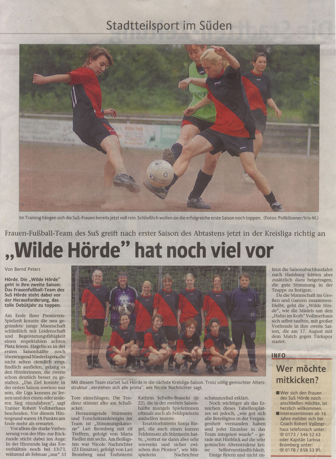 08/2008: 'Wilde H�rde' hat noch viel vor